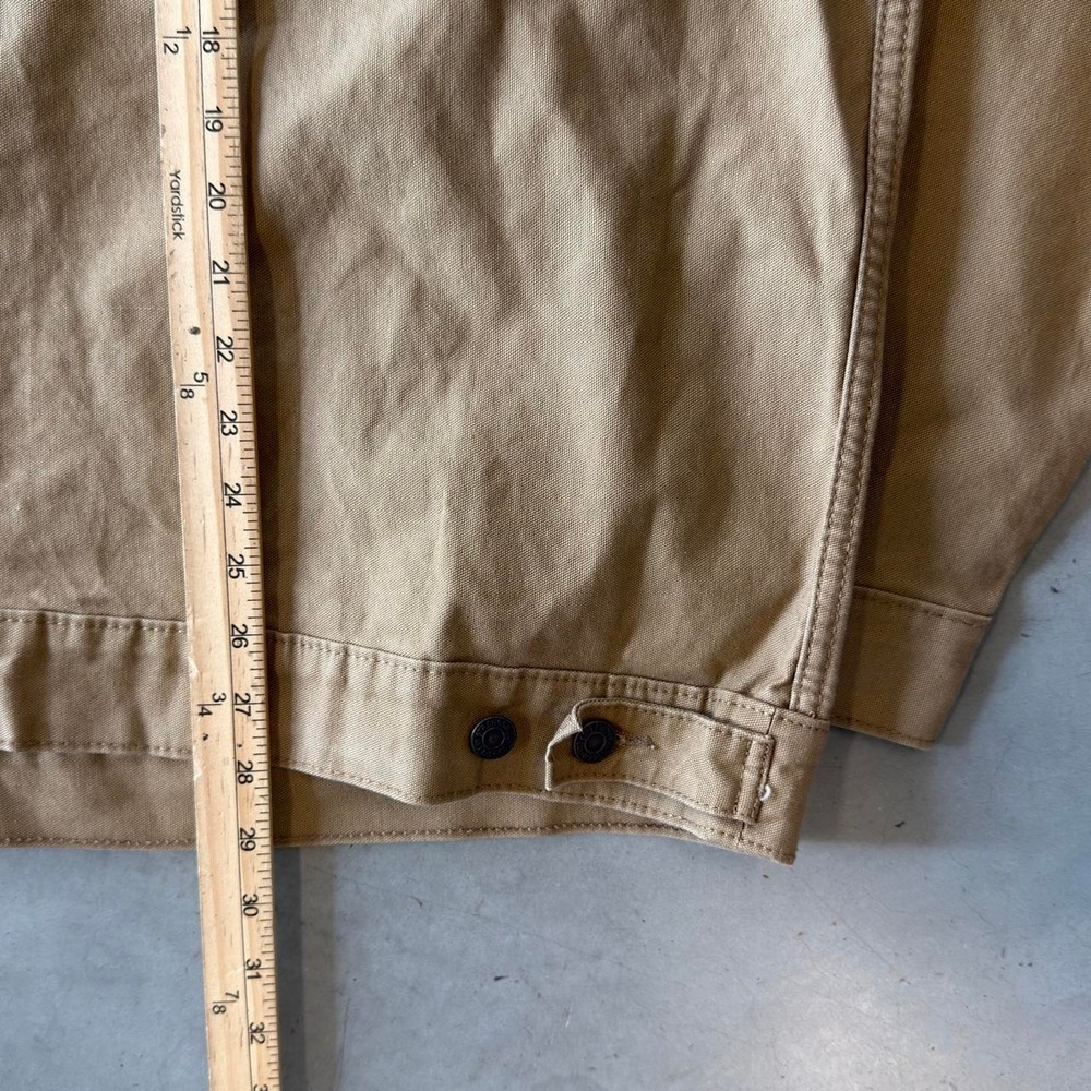 Vintage levi's cream corduroy collar canvas trucker jacket - Picture 5 of 5